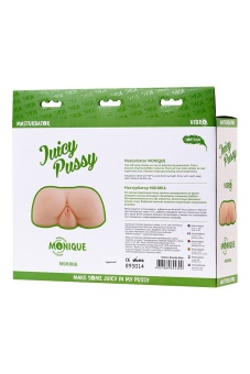 Мастурбатор вагина и анус Toyfa Juicy Pussy с вибрацией