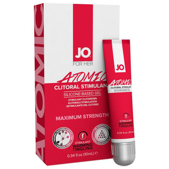 Разогревающий гель для клитора JO Clitoral Gel Atomic мощного действия 10 мл Разогревающий гель для клитора JO Clitoral Gel Atomic мощного действия 10 мл