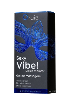 Гель с эффектом вибрации Orgie Sexy Vibe Liquid Vibrator - 15 мл