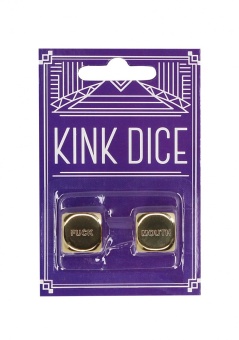 Золотистые игральные кубики Kink Dice