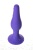 Силиконовая анальная пробка ToyFa A-Toys средняя фиолетовая