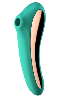 Вакуумно-волновой вибратор с приложением Satisfyer Dual Kiss зеленый