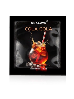 Саше съедобной оральной смазки OraLove с ароматом колы - 3 гр.