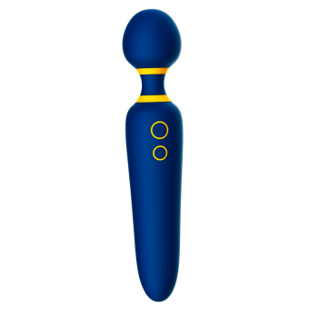 Вибромассажёр Romp Flip Wand Massager синий - 23 см