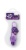 Фиолетовый гелевый вибратор JELLY JOY 7INCH 10 RHYTHMS PURPLE - 17,5 см.