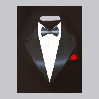 Пакет «Смокинг» полиэтиленовый с вырубной ручкой (30х40 см)