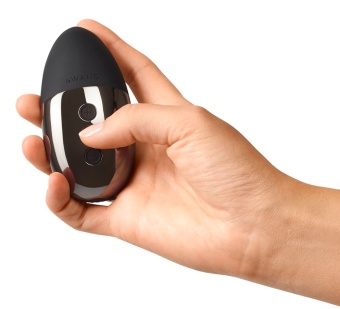 Утяжелённый мини-вибратор Le Wand Point чёрный хром