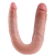 Двухсторонний фаллоимитатор King Cock U-Shaped Double большой телесный