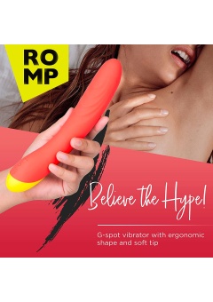Вибратор для точки G Romp Hype G-Spot Vibrator красный - 21 см