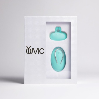 Клиторальный вибратор с пультом Youvic бирюзовый