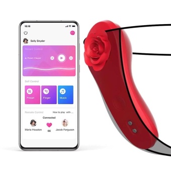 Вибратор Magic Motion Funtown Caleo для ношения в трусиках красный