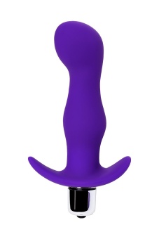 Анальная вибропробка A-Toys Vibro Anal Plug M 12,9 см фиолетовая