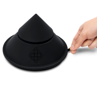 Конусный вибромассажер Cowgirl Cone с 2 насадками