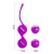 Лиловые вагинальные шарики на сцепке Kegel Tighten Up I