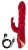 Красный вибратор-кролик с 3 подвижными кольцами Rabbit Vibrator with 3 Moving Rings - 23,7 см. Красный вибратор-кролик с 3 подвижными кольцами Rabbit Vibrator with 3 Moving Rings - 23,7 см.