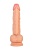 Телесный фаллоимитатор Baz - 19 см.