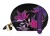 Фиолетовый мини-вибратор для точки G Rianne S Mini G Floral с цветочной косметичкой