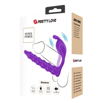 Лиловая насадка для двойного проникновения Blackney