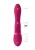 Вибратор Kyra с пульсацией на клиторальном стимуляторе розовый - 21,3 см