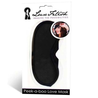 Маска на глаза Peek-A-Boo Love Mask чёрная