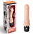 Реалистичный вибратор PowerCocks 14 см телесный