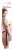 Кожаная шлепалка Bad Kitty Paddel чёрно-фиолетовая - 42 см