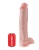 Фаллоимитатор на присоске с мошонкой King Cock with Balls 40 см телесный