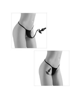 Набор Hookup Remote Bowtie Bikini анальная пробка с вибропулей и трусики S-M-L