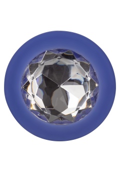 Набор из 3 синих анальных пробок Cheeky Gem с кристаллом