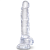 Гелевый фаллоимитатор с мошонкой King Cock Clear 16 см прозрачный