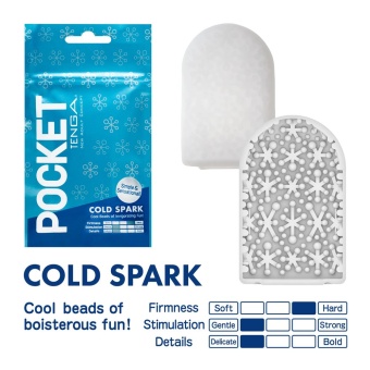 Карманный мастурбатор Tenga Pocket Cold Spark с охлаждающим эффектом