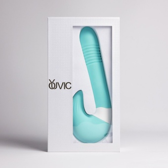 Вибратор 2в1 Youvic бирюзовый