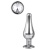 Серебристая анальная пробка с кристаллом Silver Pleasure Plug S - 9 см. Серебристая анальная пробка с кристаллом Silver Pleasure Plug S - 9 см.