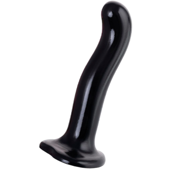 Фаллоимитатор с изгибом и присоской Strap-on-me XL 19,8 см черный