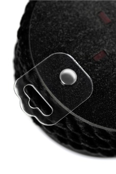 Черная веревка для шибари на катушке - 5 м.