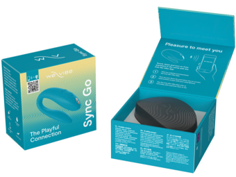 Вибратор для пар We-Vibe Sync Go голубой