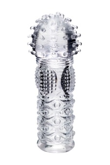 Прозрачная рельефная насадка на палец Hicks - 8,5 см. Прозрачная рельефная насадка на палец Hicks - 8,5 см.