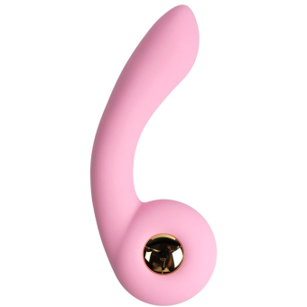 Вибратор с нагревом Youvic Bendable Heating G-Spot розовый