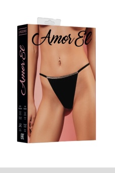 Трусики-стринги Amor El с кристаллами