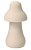 Молочный перезаряжаемый клиторальный стимулятор-грибочек Protruding Mushroom