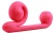 Вибратор для двойной стимуляции Snail Vibe розовый
