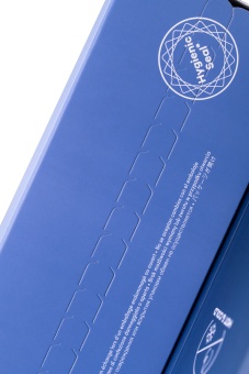 Двухсторонний фаллоимитатор Satisfyer Double Crystal из синего стекла