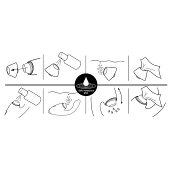 Вибратор с бесконтактной стимуляцией клитора Womanizer DUO 2 чёрный