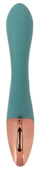 Бирюзовый вибратор-кролик The Magician Rabbit Vibrator - 22,5 см.