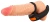 Черный вибростимулятор мошонки RC Scrotum Stimulator with Vibration Черный вибростимулятор мошонки RC Scrotum Stimulator with Vibration