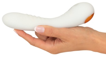 Люминесцентный вибратор для точки G Glow in the dark G-Spot - 17,9 см.