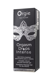 Разогревающее масло для клитора Orgie Orgasm Drops Intense 30 мл