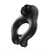Черное эрекционное кольцо Abe с пультом ДУ