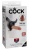 Страпон King Cock Uncut с насадкой из силикона 18 см