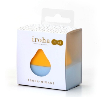 Мини-вибратор Tenga Iroha Mini Sora-Mikan оранжево-голубой